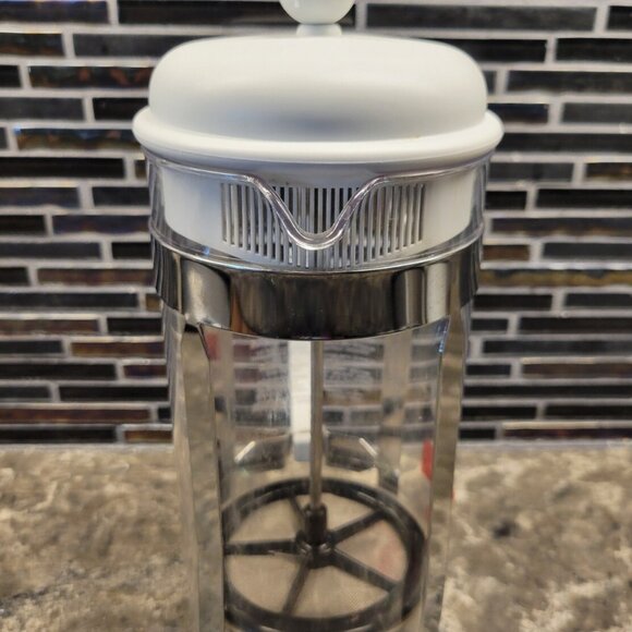 BODUM CHAMBORD FRENCH COFFEE PRESS 8 CUP 34 OZ TRITAN PLASTIC GRAY PORTUGAL RARE - Picture 5 of 14